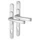 Silver Adjustable uPVC Multipoint Door Handles - 59-96mm c/c