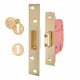 2100S StrongBOLT:2007 5 Lever Deadlock - 68mm Case - 45mm Backset - Polished Brass
