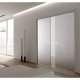 8mm Glass Double Pocket Door Kit - 125mm Finished Wall Thickness - 762 x 1981mm Door Size