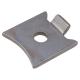 Standard Raised Bookcase Clip - Satin Chrome Plated - Pack of 10