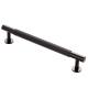 12.5mm Lines T-Bar Cabinet Pull Handle - 160mm Centres - Matt Black