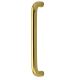 Polished Brass 19mm D-Bar Door Pull Handle - Bolt Fix - 300mm Centres