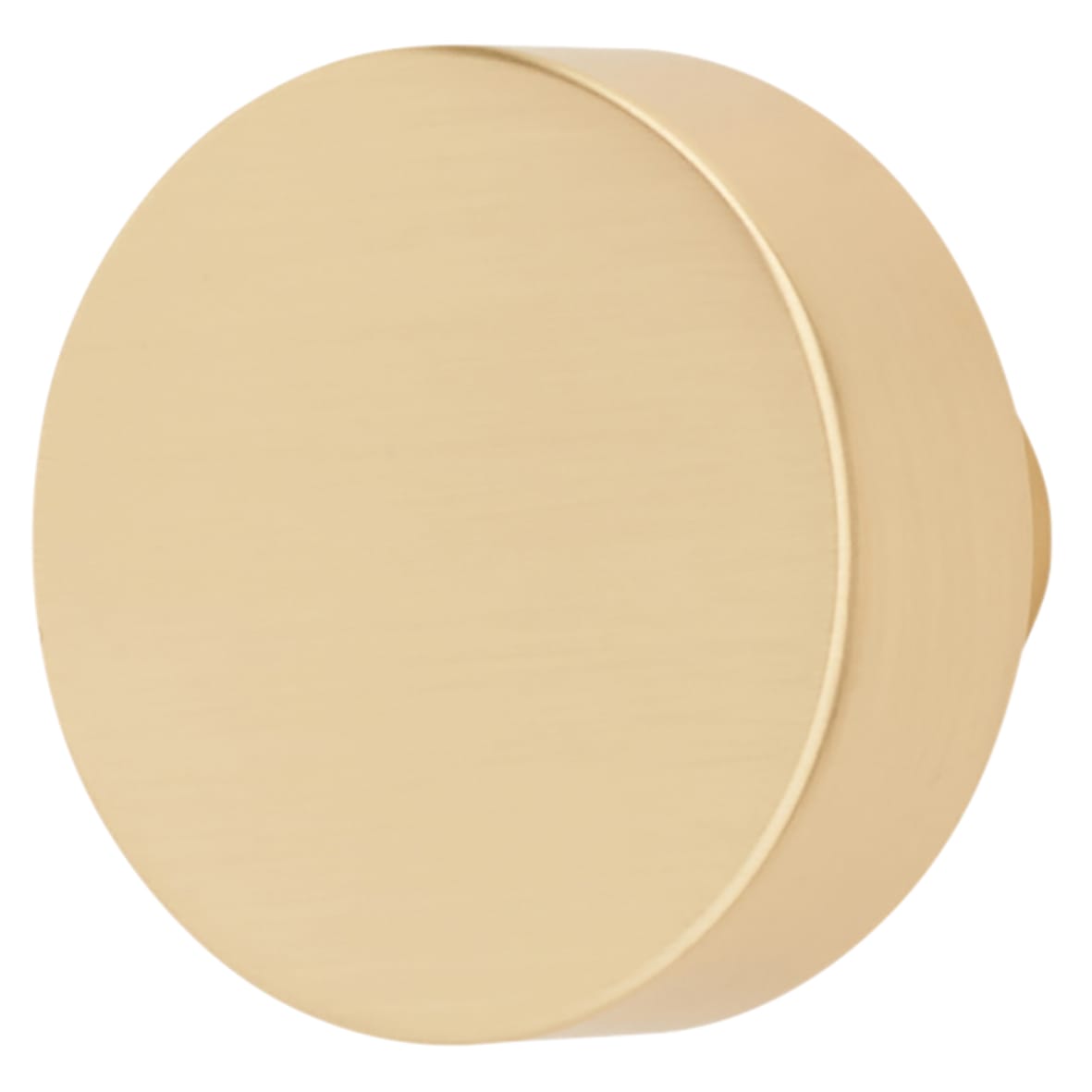 Rye Round Cabinet Knob - 30mm Diameter - Satin Brass