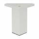 Square Cabinet Furniture Leg - 40 x 80mm - White