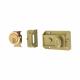 77 Traditional Nightlatch - 60mm Backset - Nickel Bronze Case/Polished Brass Cylinder