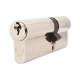 5 Pin 85mm Euro Double Cylinder - 35 + 50mm - Polished Nickel - Keyed to Differ