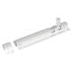 Brushed Aluminium Straight Barrel Bolt - 102 x 25mm