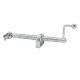 Telescopic Skylight ScrewJack Opener with Handle - 276mm Length - 315mm Throw - Pol Chrome