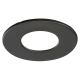 Fire Rated Recessed Flat Downlight Bezel - Matt Black