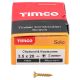 Solo Chippy Pozi Countersunk Wood Screws - 3.5 x 20mm - Yellow Zinc - Pack of 200