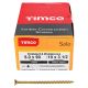 Solo Chippy Pozi Countersunk Wood Screws - 5.0 x 90mm - Yellow Zinc - Pack of 100