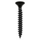 Classic Pozi Countersunk Wood Screws - 3.5 x 25mm - Black Passivated - Pack of 200