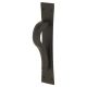 Titan Georgian Latch Cabinet Pull Handle on Backplate - 64mm Centres - Matt Black