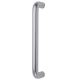 Satin Aluminium 19mm D-Bar Door Pull Handle - Bolt Fix - 300mm Centres