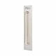 Satin Stainless Steel 19mm D-Bar Door Pull Handle on Plate - PULL - Screw Fix - 800 x 125mm