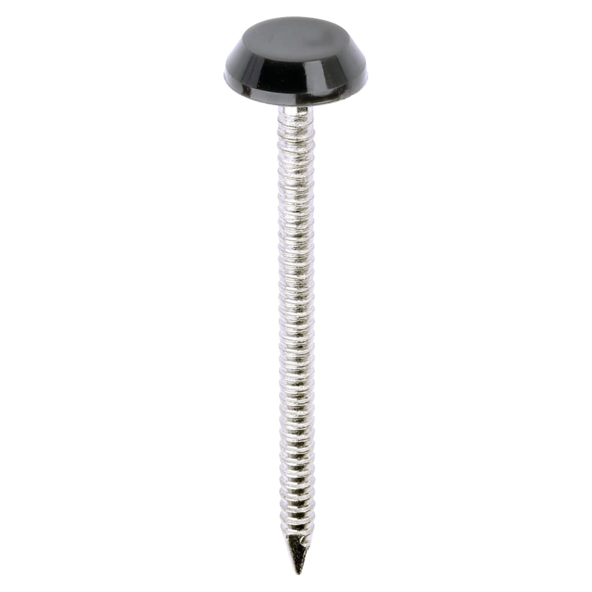 Polymer Headed Nails - 50mm Length - Grey - Pack of 100