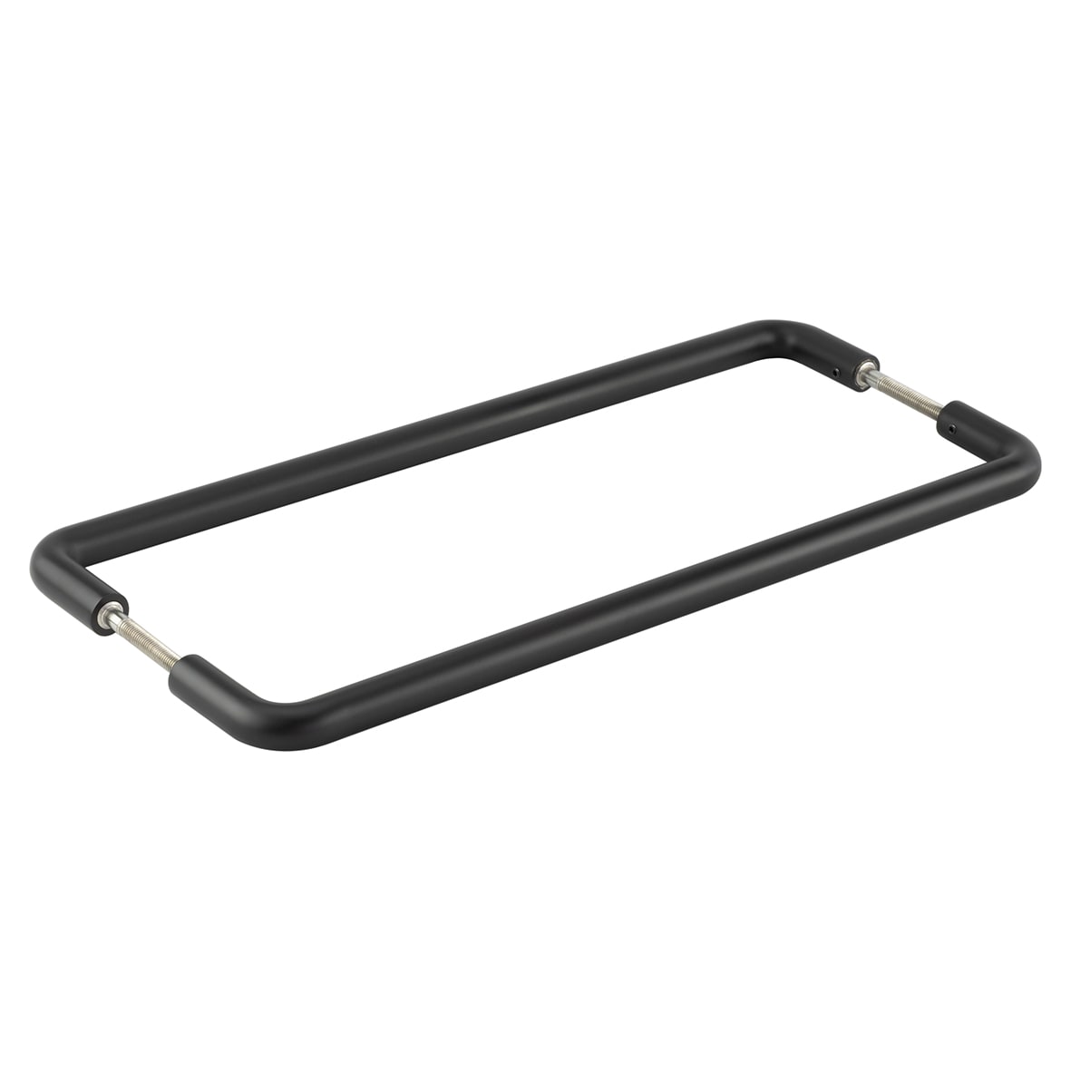 Black 19mm D-Bar Door Pull Handle - B2B - 425mm c/c