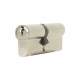 1 Star 6 Pin Kitemarked 100mm Euro Double Cylinder - 45 + 55mm - Pol Nickel - Keyed to Differ