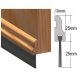 Brush BDS Wood Seal - 838mm Length - Brush Size 25mm - Wood Effect