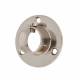 25mm Tube Hanging Rail End Socket with Locking Grub Screws - Brushed Nickel - Pack of 2