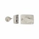 Deadlocking Nightlatch - 60mm Backset - Silver Case/Satin Chrome Cylinder