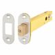 5mm Bolt Through Tubular Bathroom Deadbolt - 127mm Case - 108mm Backset - Radius - Satin Stainless