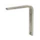 Fluted Steel Angle Shelf Bracket - 200 x 150mm - Galvanised - Pack of 5