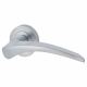Satin Chrome Door Handles on Round Rose - Aston Range