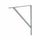 Strong Shelf Bracket with Centre Stay - 400 x 350mm - Grey