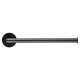 Epsom Flexi-Fix Round Towel Bar - 270.5 x 81.5 x 54mm - Matt Black
