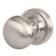 Marcus Satin Nickel Mortice Door Knob - 62mm Rose Diameter - Hampstead Range