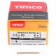 Solo Chippy Pozi Countersunk Wood Screws - 3.5 x 50mm - Yellow Zinc - Pack of 200