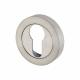 Escutcheon - 50mm Diameter - Euro - Satin Chrome