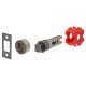 Smartbolt Bolt Through Bathroom Deadbolt - 77mm Case - 57mm Backset - Black Nickel