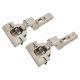 CLIP Top INSERTA Soft Close Cabinet Hinge - 110° - Inset - Zinc Plated - Pair