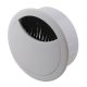 Round Cable Tidy Grommet - 60mm Hole Size - White - Pack of 10