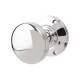 Marcus Polished Chrome Mortice Door Knob - 69mm Rose Diameter - Richmond Range