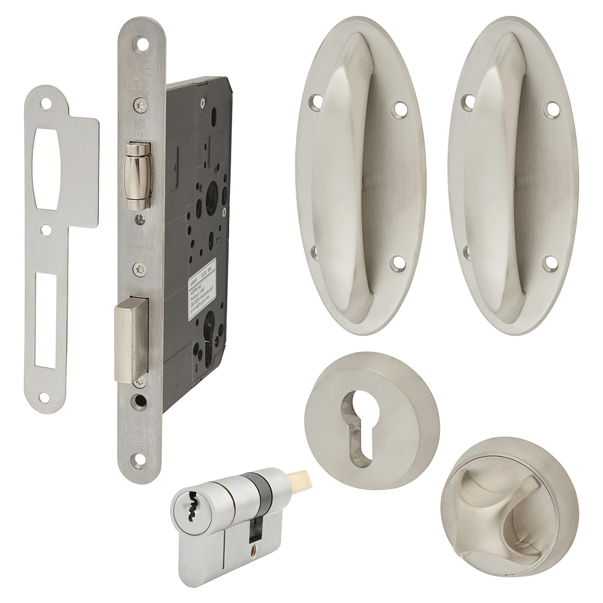 Anti-Ligature First Entry Bedroom Doorset with Primary Override - 44mm Thick Doors