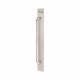 Satin Stainless Steel 19mm D-Bar Door Pull Handle on Plate - PULL - Screw Fix - 800 x 80mm
