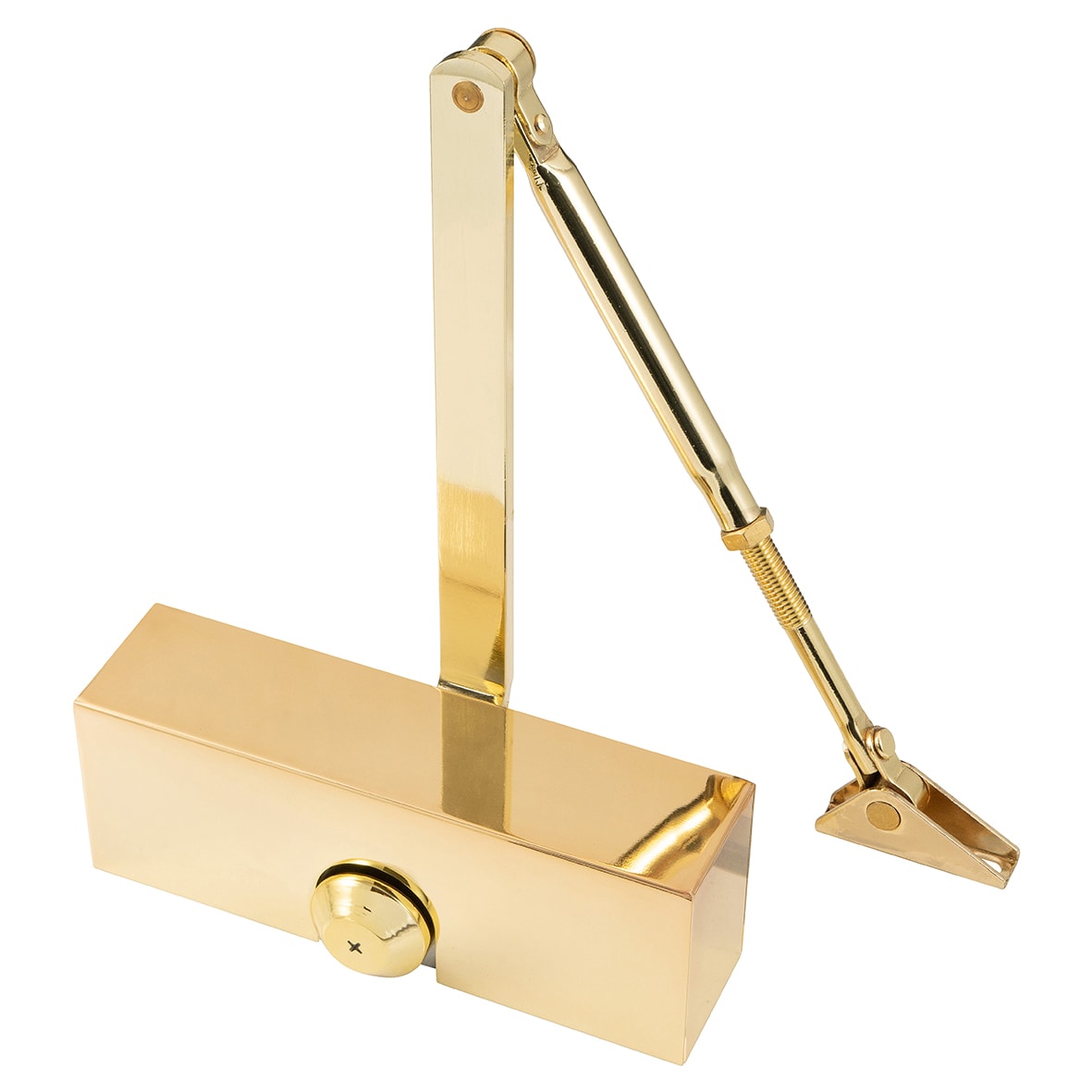73 Series Overhead Fire Door Closer - Power Size 3 - Push/Pull Mounting - Polished Brass