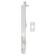 Lever Action Flush Bolt - 205 x 20mm - Satin Aluminium