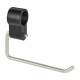 Clip on Toilet Roll Holder - 165 x 32 x 120mm - Satin Stainless Steel