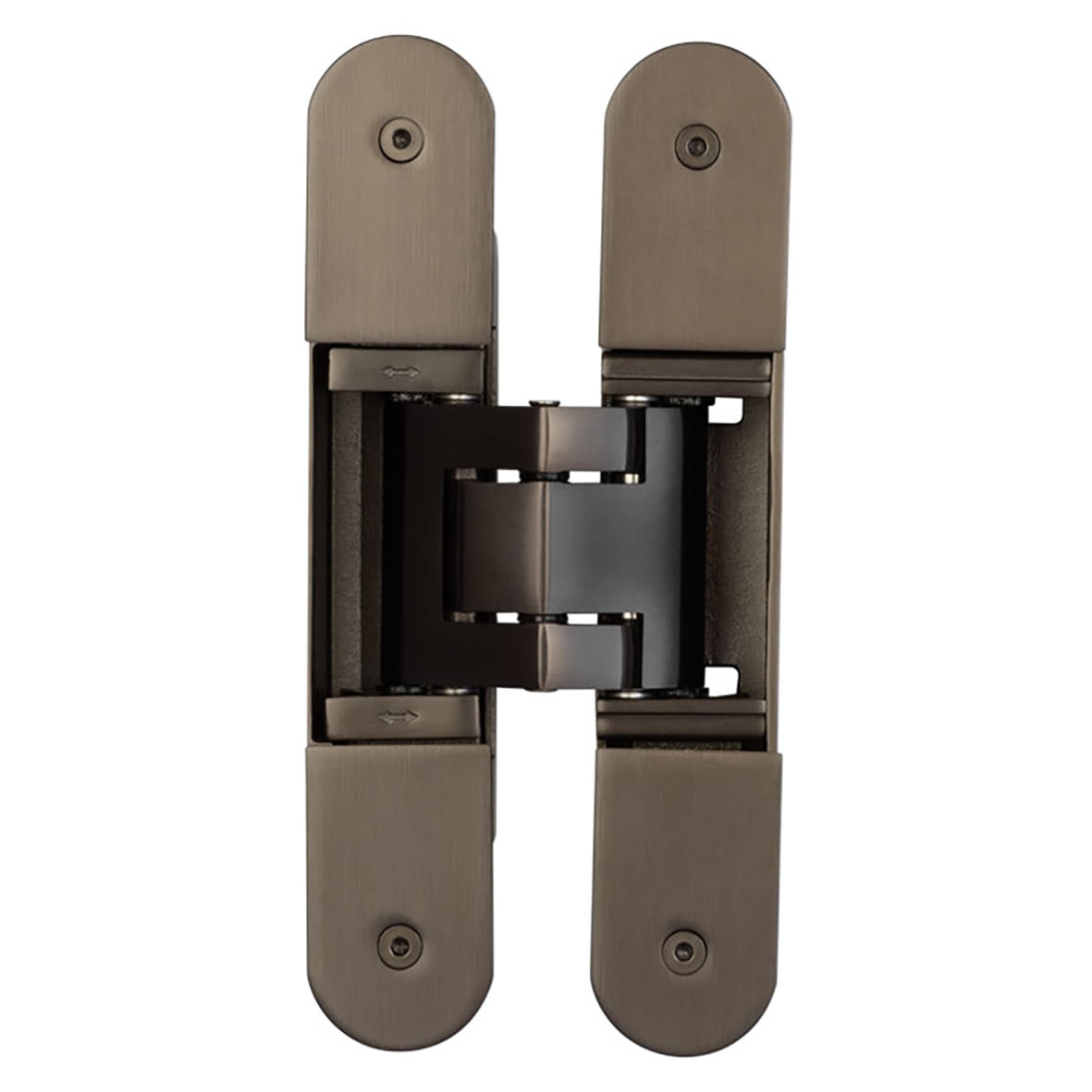 3D Fire Rated Concealed Door Hinge - 160 x 30mm - Dark Bronze