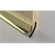 SRD 63 Rain Deflector - 1000mm Length - Inward/Outward Opening Doors - Gold Anodised