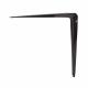 London Pattern Shelf Bracket - 350 x 300mm - Black