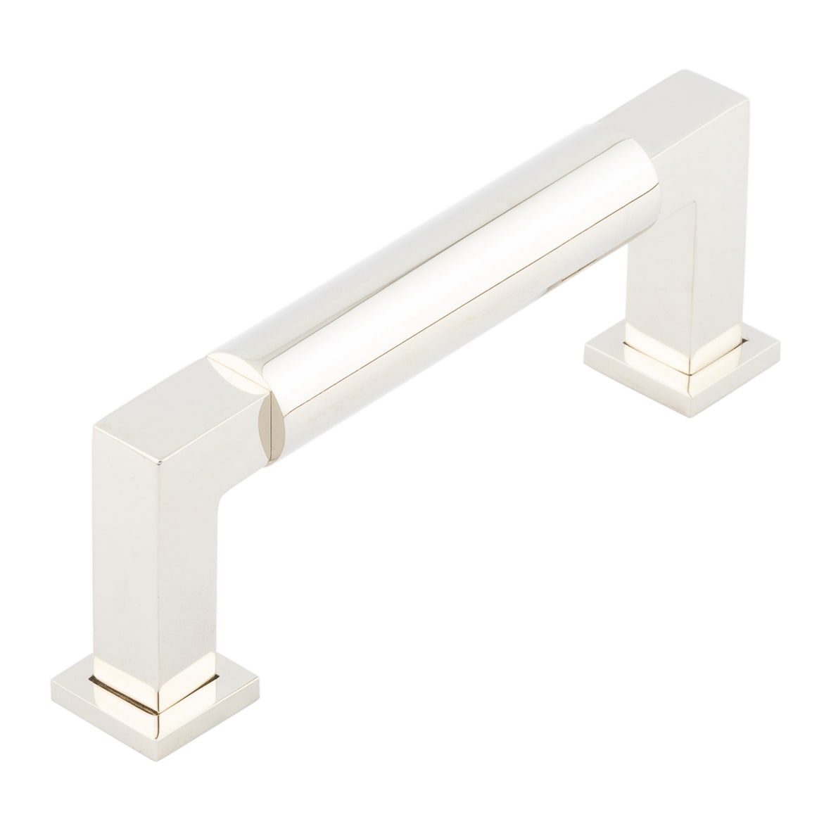 Westminster 17.5mm D-Bar Cabinet Pull Handle - 96mm c/c - Polished Nickel