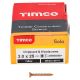 Solo Chippy Pozi Countersunk Wood Screws - 3.0 x 25mm - Yellow Zinc - Pack of 200