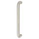 Polished Stainless Steel 19mm D-Bar Door Pull Handle - Bolt Fix - 229mm Centres