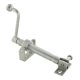 Telescopic Skylight ScrewJack Opener with Handle - 190mm Length - 170mm Throw - Sat Chrome