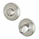 Bathroom Turn & Release - 50mm Diameter - Satin Chrome
